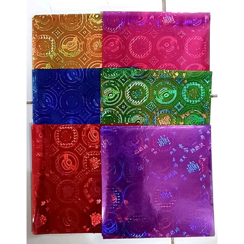 

Kertas hologram / metalik gbr Yuanpau