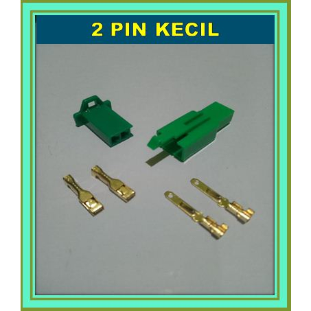 SOKET 2 PIN SKUN KECIL / SOCKET KABEL 2 PIN SKUN KECIL /KONEKTOR KABEL