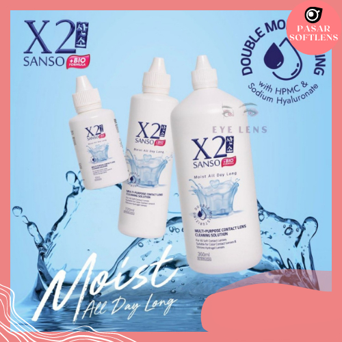 CAIRAN X2 SANSO 360 ML PEMBERSIH SOFTLENS / AIR SOFTLENS 360ML