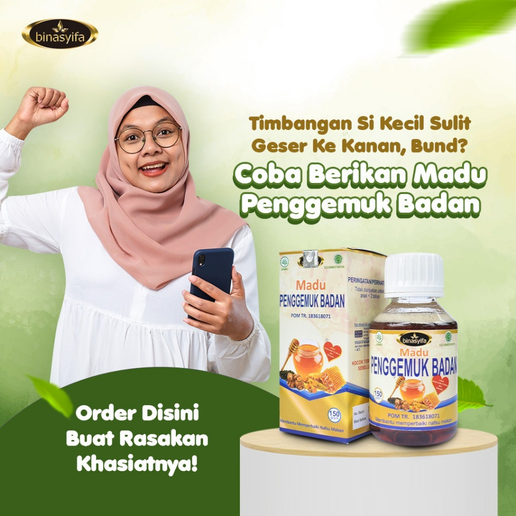 

Madu Vitamin Suplemen Pengemuk Penggemuk Gemuk Penambah Berat Badan Penafsu Napsu Nafsu Makan Anak Pria Wanita Dewasa Racikan Farmasi Susu Penggemuk Badan Ampuh Bpom
