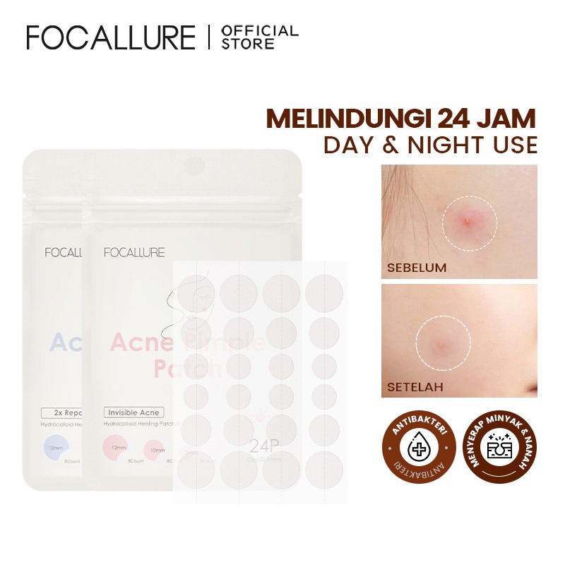 【BPOM】ACNE PIMPLE PATCH | Spot Patch Acne Treatment Day Night | Obat Tempel Penghilang Jerawat Aman Ampuh Anti Air Super Tipis Transparan Cegah Noda Hitam Bekas Jerawat Viral BPOM