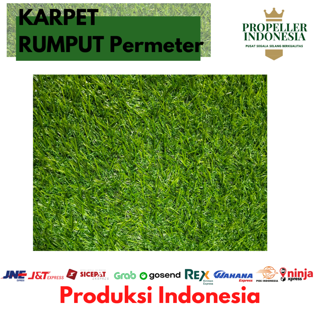 Karpet Rumput Sintetis Meteran Artificial Grass Tebal 20MM dan 30MM