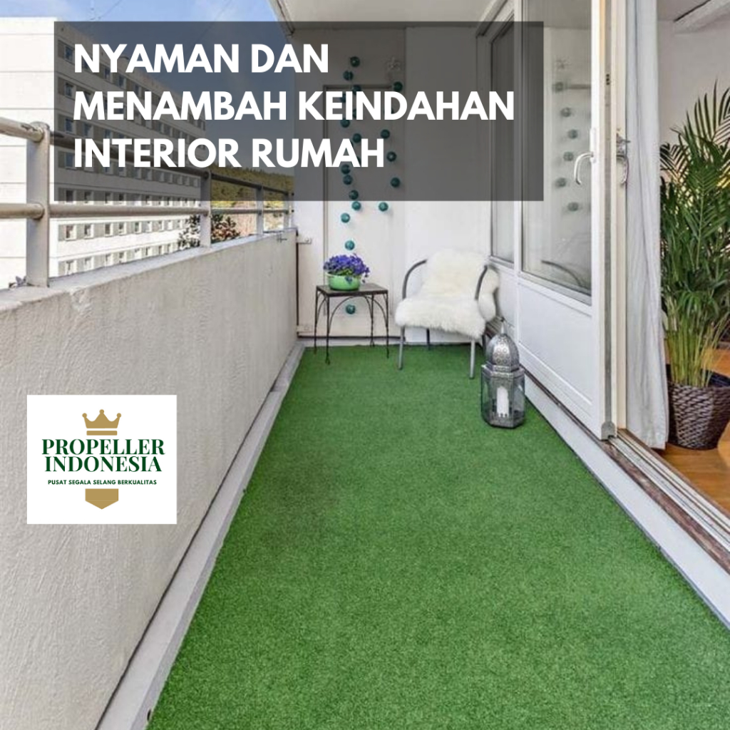 Karpet Rumput Sintetis Meteran Artificial Grass Tebal 20MM dan 30MM