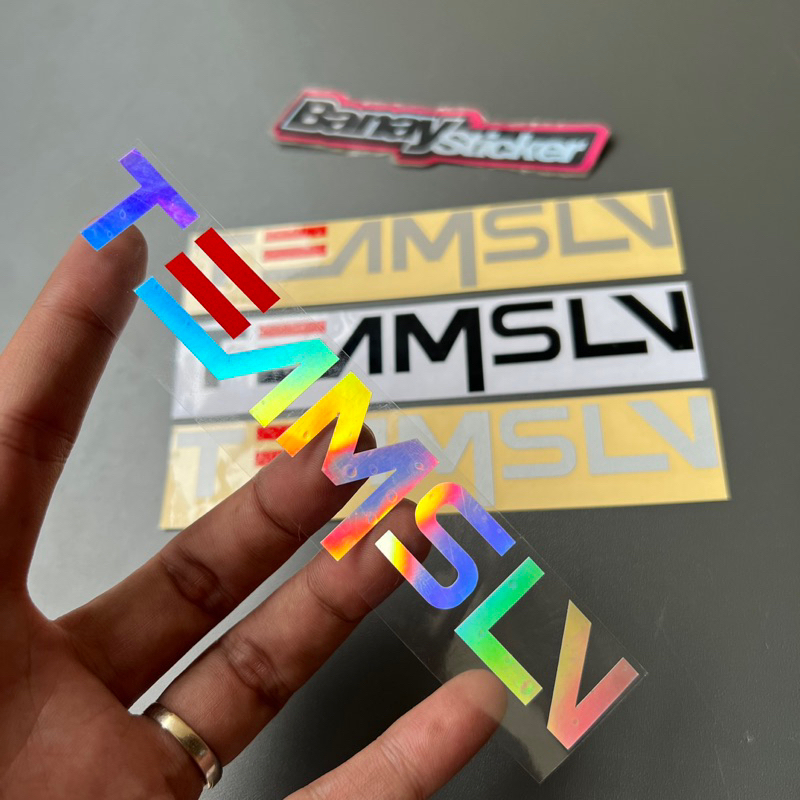 Stiker Sticker TEAMSLV cutting