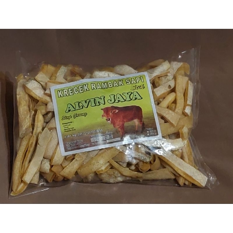 

Krecek Rambak Alvin Jaya / Kerupuk Kulit Sapi / Kerupuk Rambak