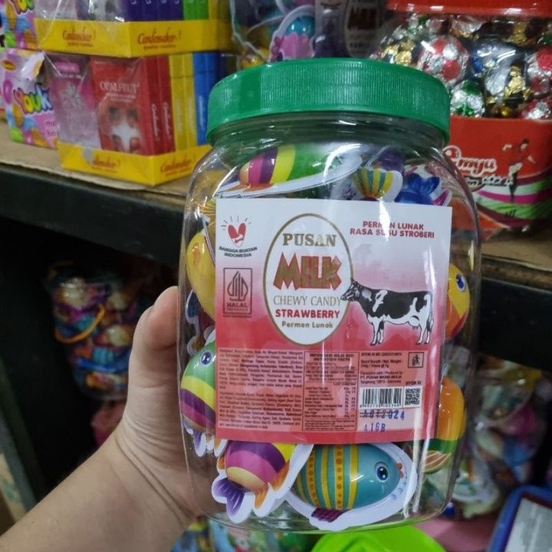 pusan milk ikan chewy ples
