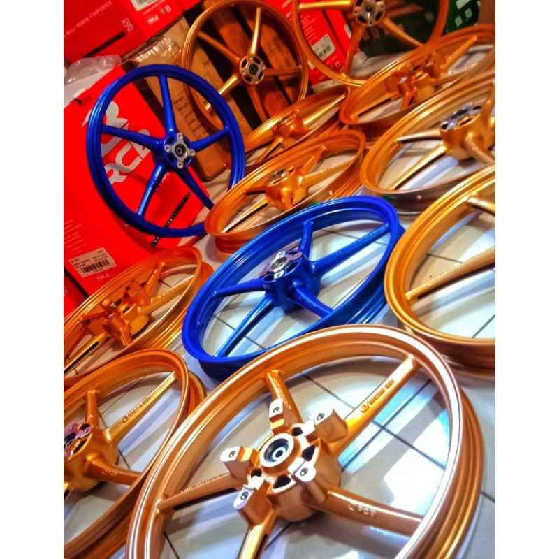 velg rcb mx king Vixion ninja Tiger CBR facelift UK 160