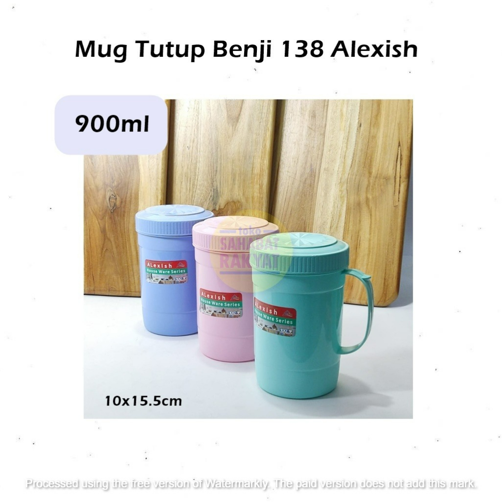 Mug Gelas Tutup Benji 138 Alexish