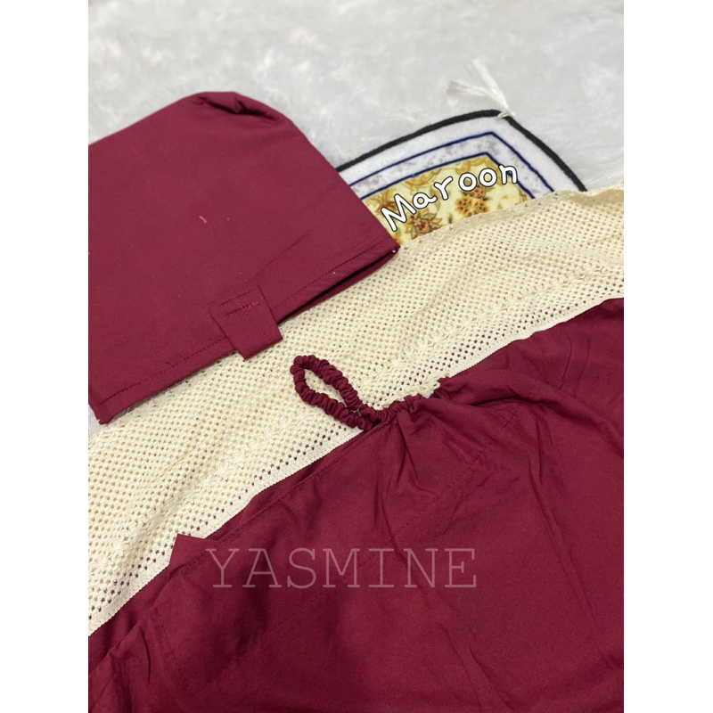 Mukena Travelling katun mikro renda