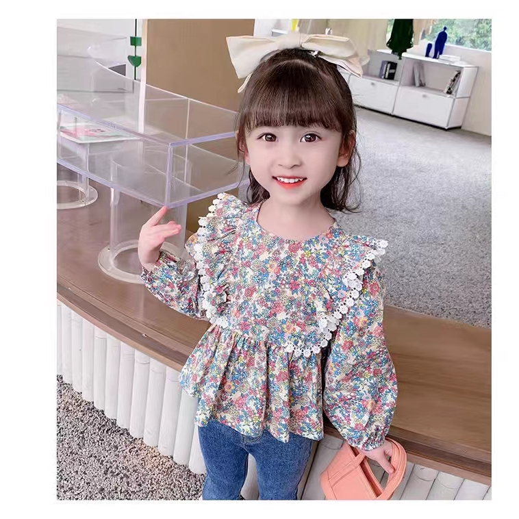 Setelan Model Terbaru Anak Perempuan Motif Bunga Lucu / Setelan Anak perempuan Impor / Baju Setelan Anak Modis