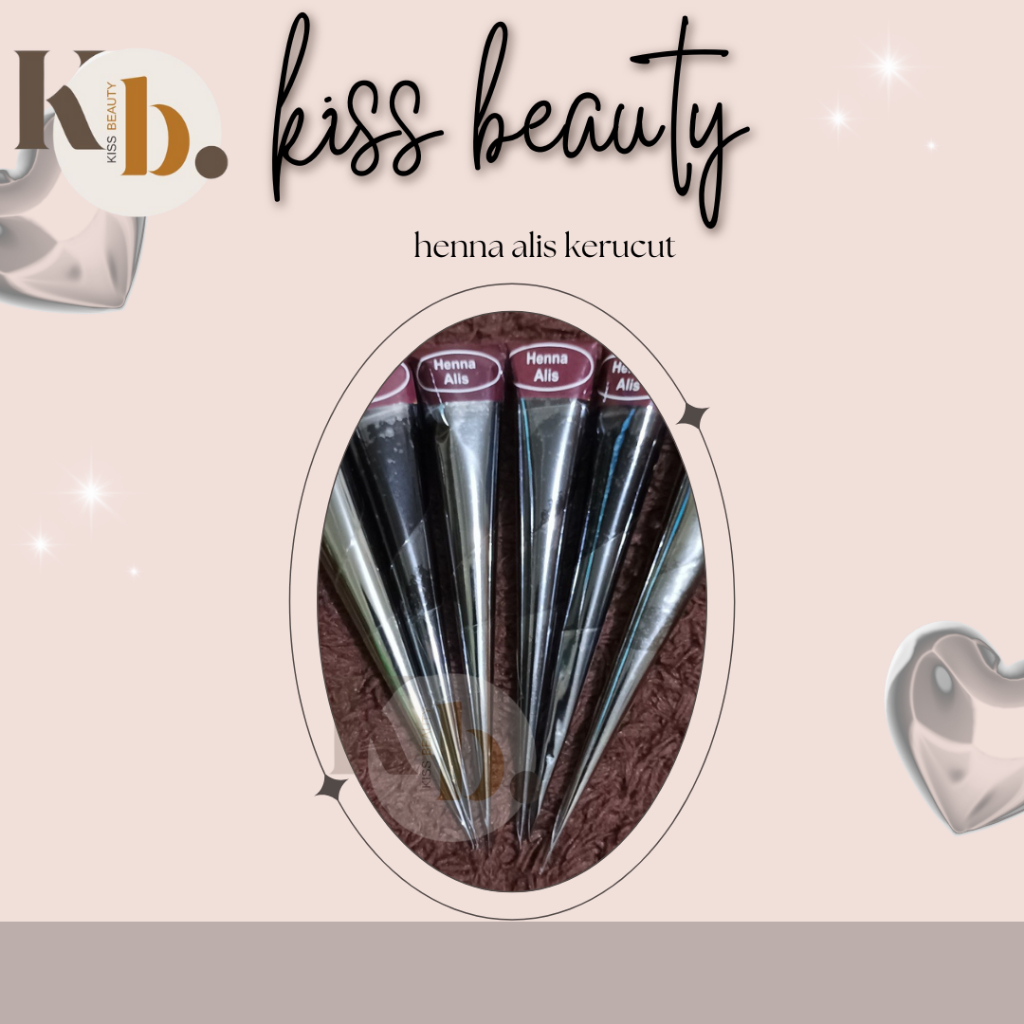 Henna Alis kerucut Tahan Lama Halal Alis Alami Seperti Sulam