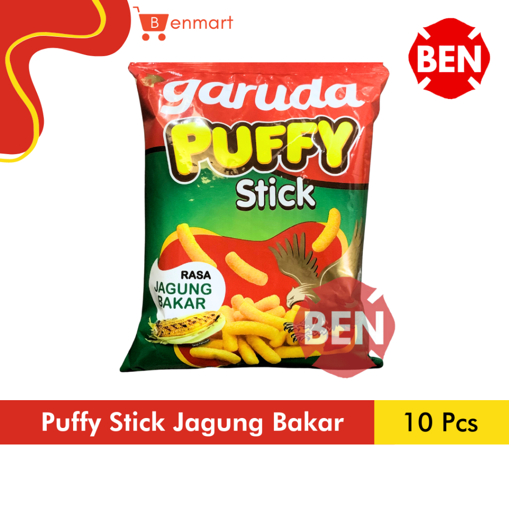 

Garuda Puffy Stick Jagung Bakar 1 Renceng 10 Sachet Roasted Corn Besar