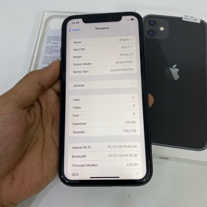 apple iPhone 11 64/128gb Resmi ibox