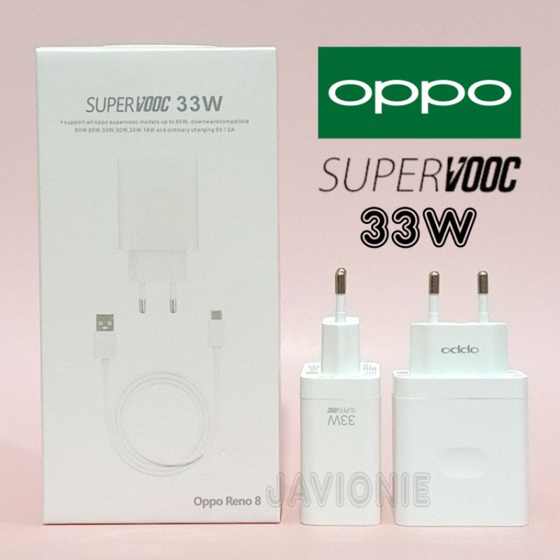 Charger Casan Cas OPPO Reno7 Reno8 Reno 7 7z 8 8T 8z T Z 4G 5G Original Super VOOC TYPE C Flash Charge 33W 65W 80W