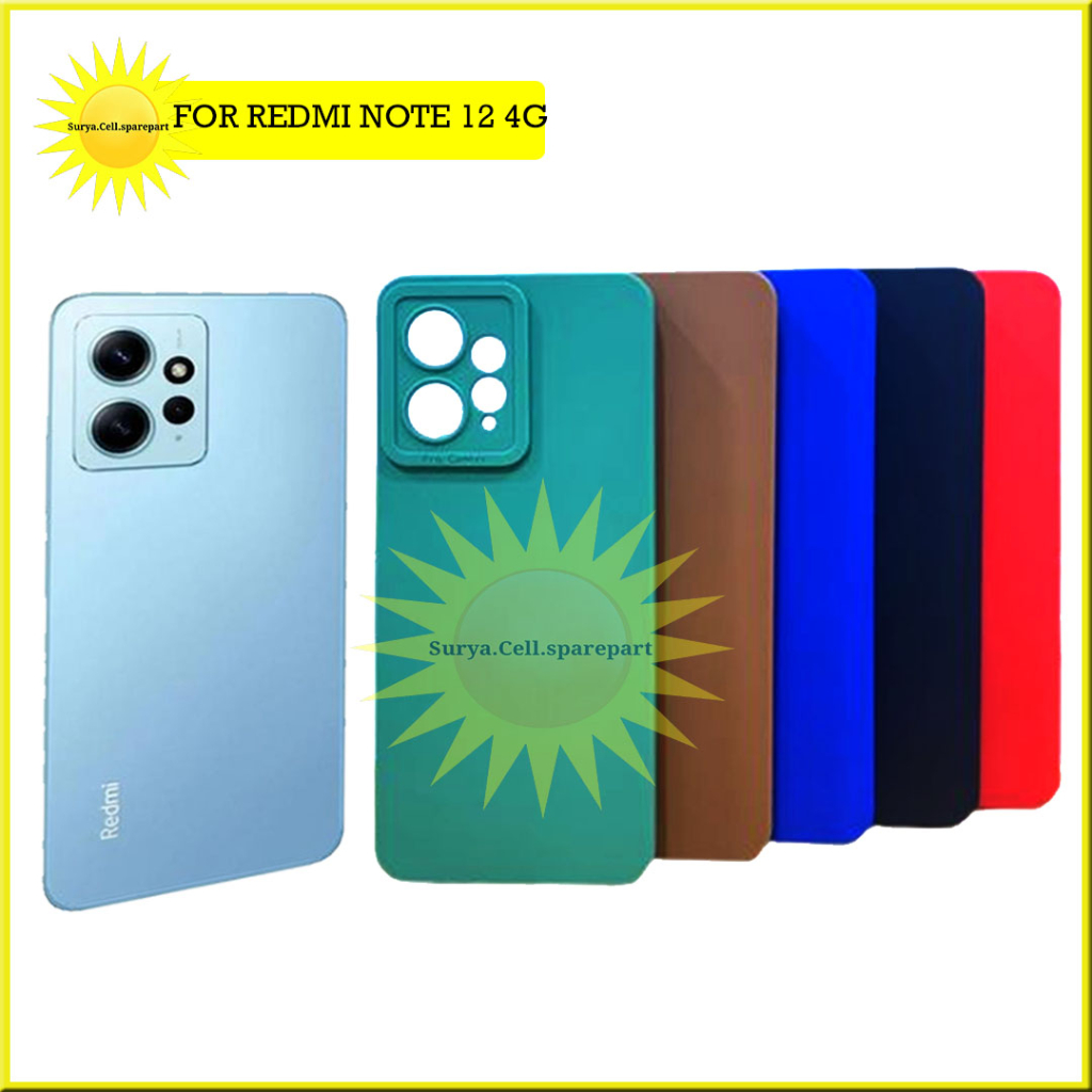 Case Slim Matte Pro Camera Redmi Note 12 4g