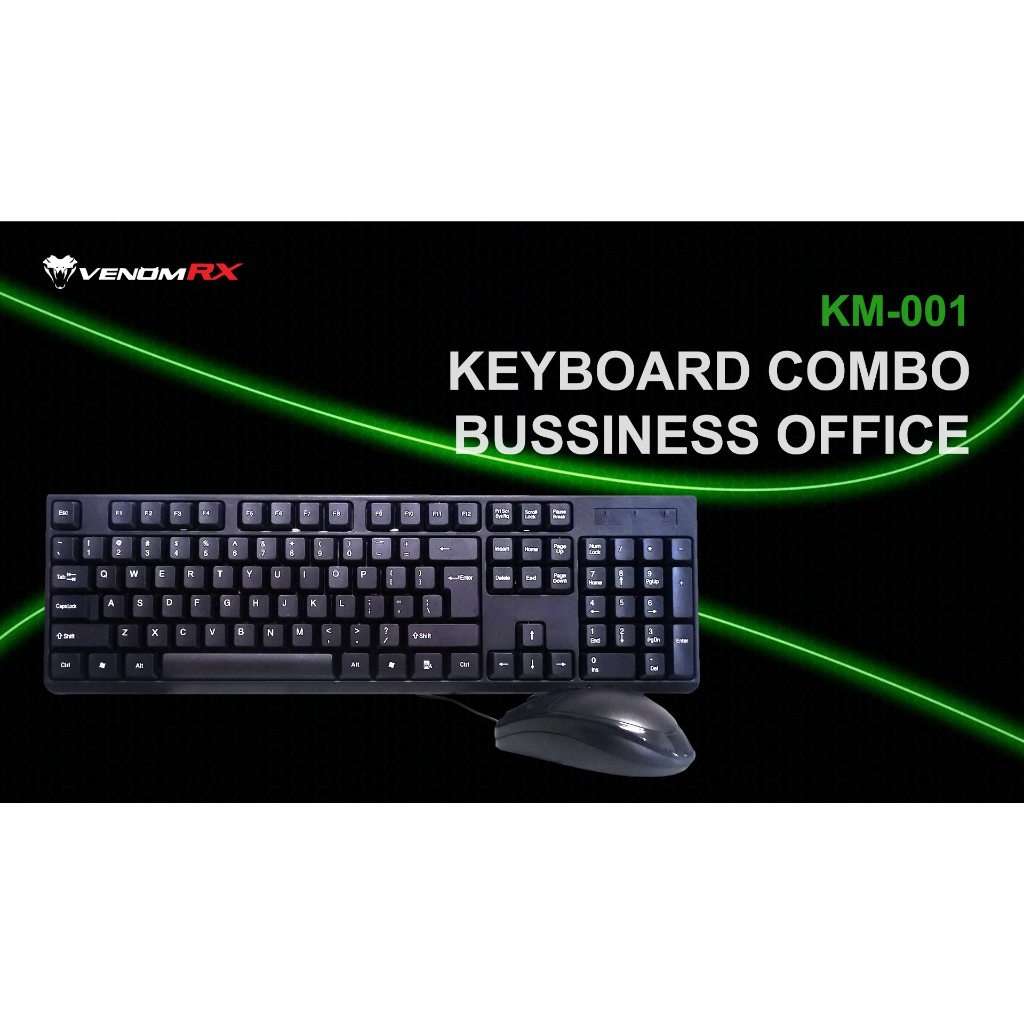 venom rx keyboard mouse combo km001 no