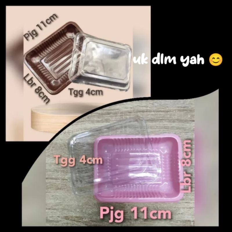 Mika Brownies Mini  Mika Sushi Mika Kue Klepon  Mini Isi 50PCS Ready Warna PINK dan COKLAT