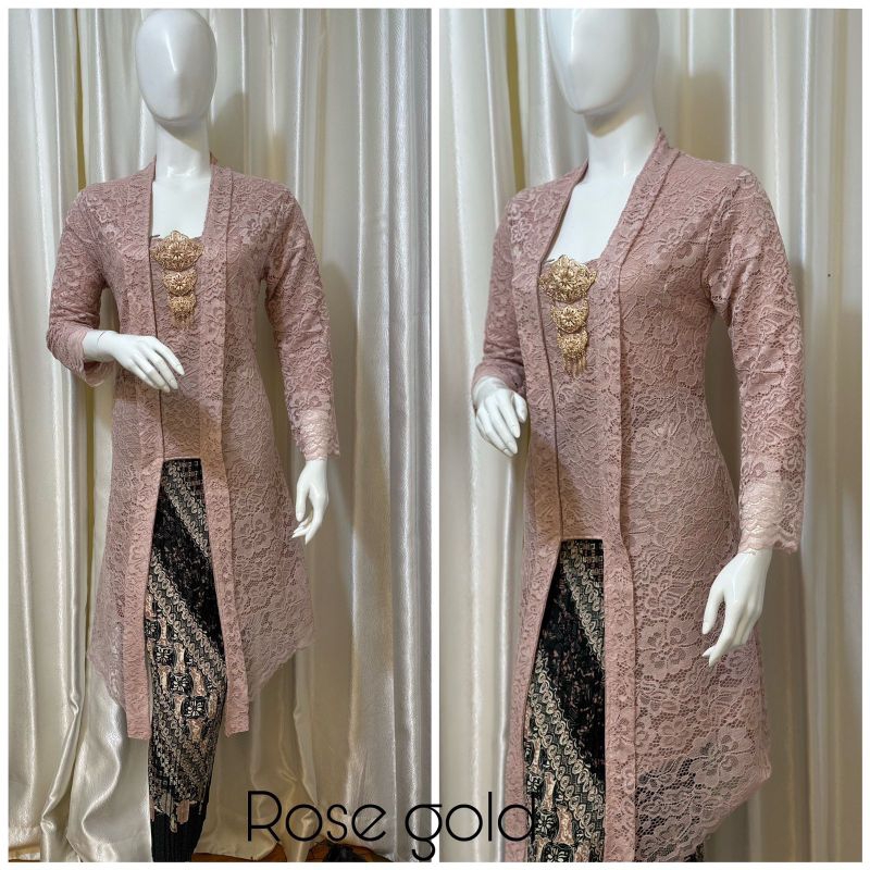 Kebaya Modern Kutu Baru Polos Tunik/Kebaya Brokat/Kebaya Brokat/Kebaya Favorit/Kebaya Tile/Kebaya Mo