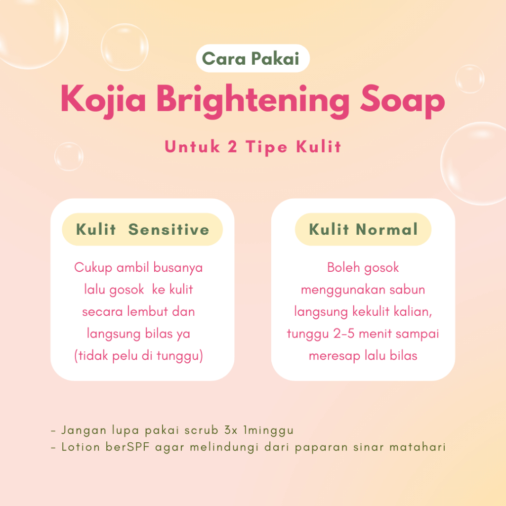 Kojia - Extra Brightening Soap | Sabun Pencerah Pemutih Badan Wajah Permanen Ampuh BPOM by rempahgadis