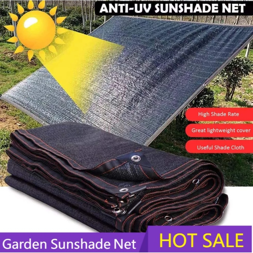 【Penjual Lokal】COD Jaring Paranet Pelindung Sinar Matahari SunShade Net Anti UV 85% Multi Ukuran Untuk Rumah Kaca/Taman/Outdoor