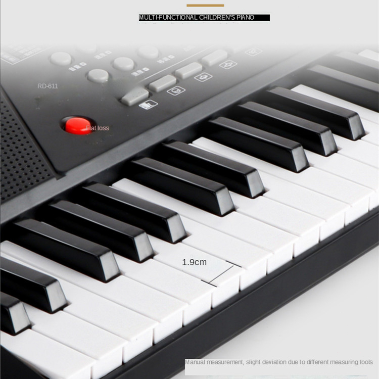 【Penjual Lokal】Multifungsi organ elektronik 61 Keys / 3-6-12 tahun piano profesional keyboard kecil / Organ Elektronik Siswa