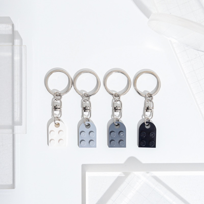 LEG0 - Brick Keychain / Gantungan Kunci bentuk hati untuk couple / pasangan / love series