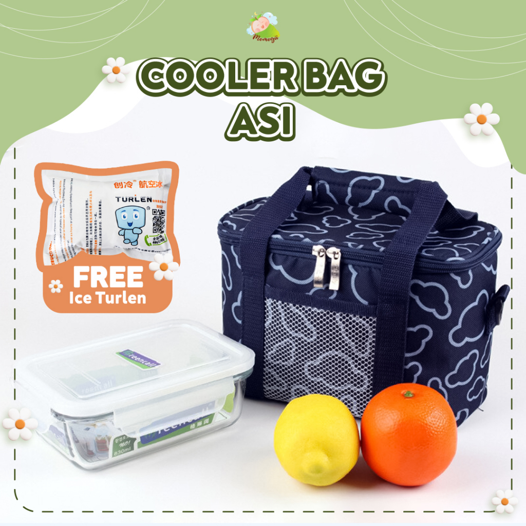 MOMOGII Cooler Bag ASI Thermal Insulated FREE ICE GELL