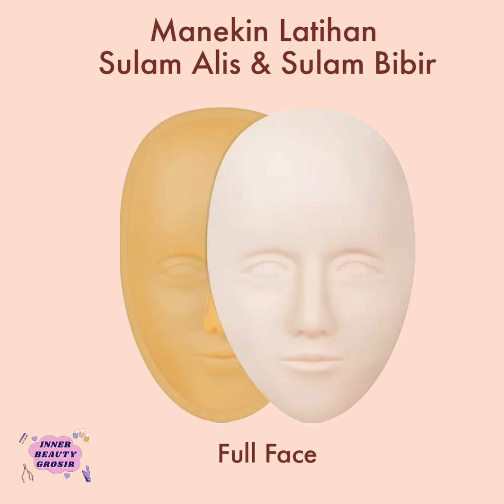 Manekin sulam alis / manekin sulam bibir full wajah / manekin tatto alis / manekin tatto bibir