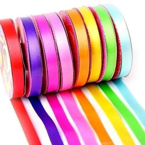 (1roll) Pita Jepang Kado Polos Warna-Warni 10 meter x 1,5 cm Kerajinan Dekor Kado Hadiah Parcel Hias/ Alat Dekorasi