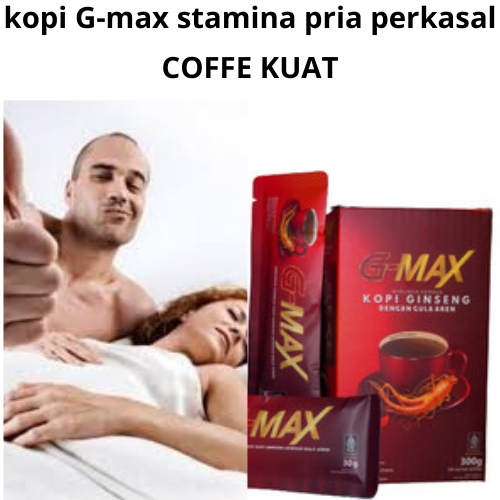 

kopi g-max extra ginseng tambah stamina vitalitas kuat