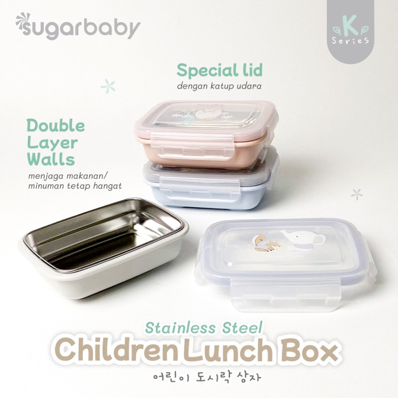 SUGAR BABY - CHILDREN LUNCH BOX - Kotak Makan Bekal Anak