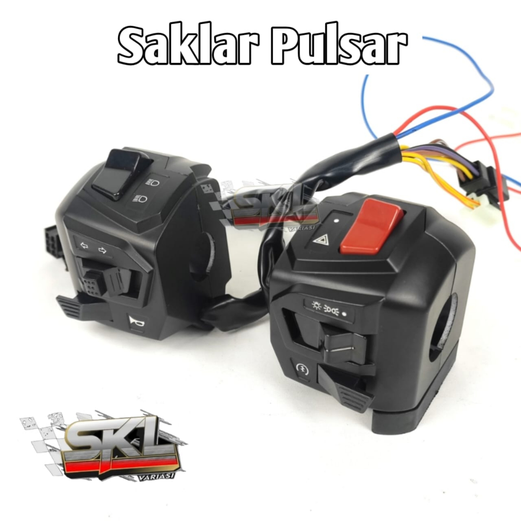 Switch Holder Saklar Pulsar Universal Yamaha Nmax X Ride Beat Street Vixion Cb150r XSR 155 LED set kiri kanan