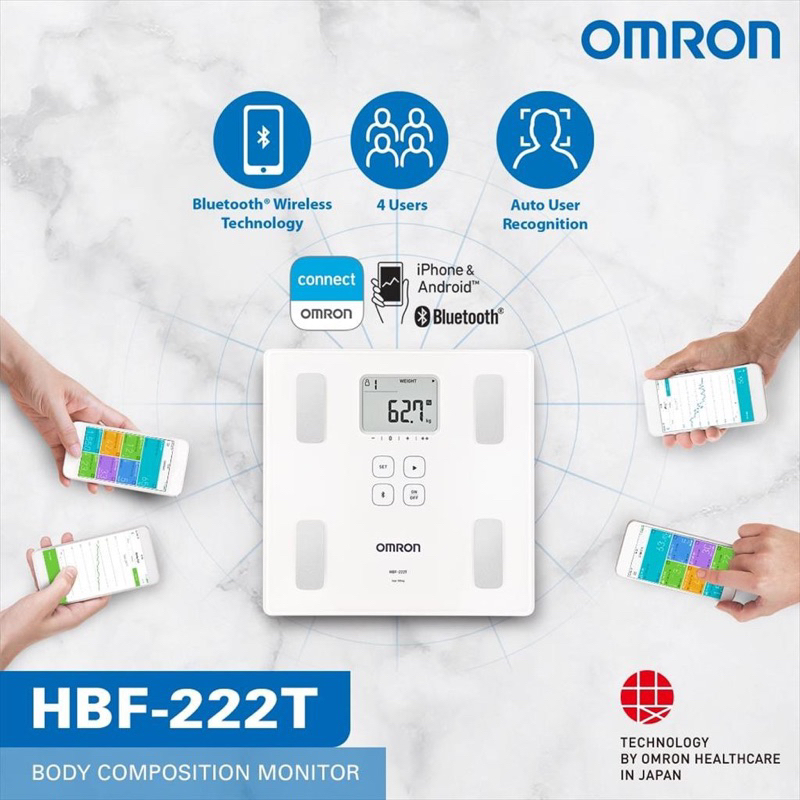 timbangan omron hbf 222T Omron Connected Monitor Komposisi Tubuh HBF-222T