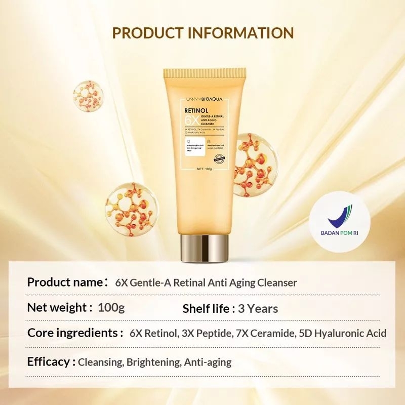 BIOAQUA RETINOL 6x CLEANSER