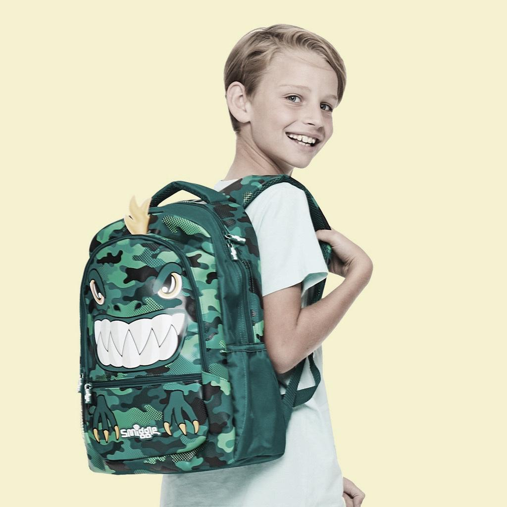 Tas Ransel Anak Smigg-le Dinosaur Budz Backpack - SGL 10001#