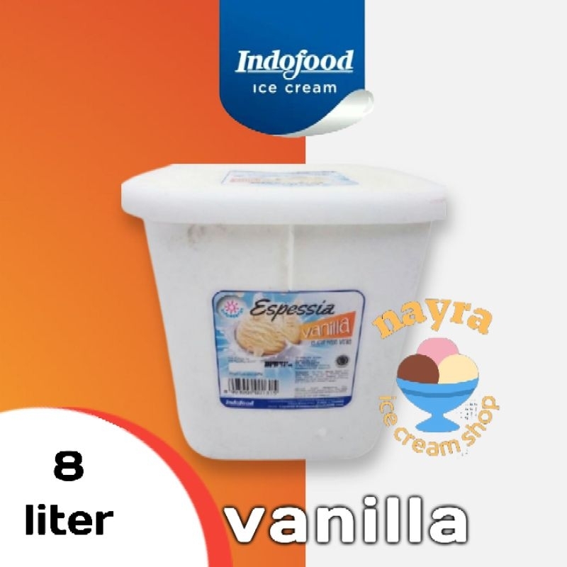 

Indofood ice cream vanilla 8liter