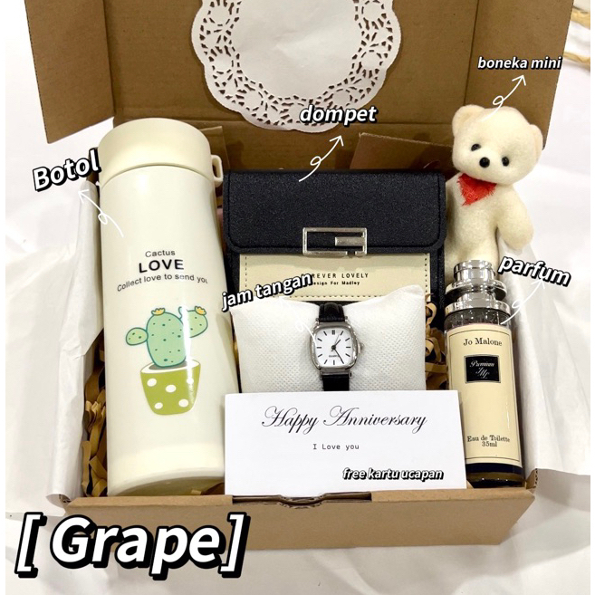 [JAM] Kado Hampers Gift Box Hadiah Cewek Wanita Perempuan Ulang Tahun Birthday Wisuda Graduation Anniversary Pernikahan Wedding Valentine Lebaran Natal Tahun Baru Christmas New Year Ibu Guru