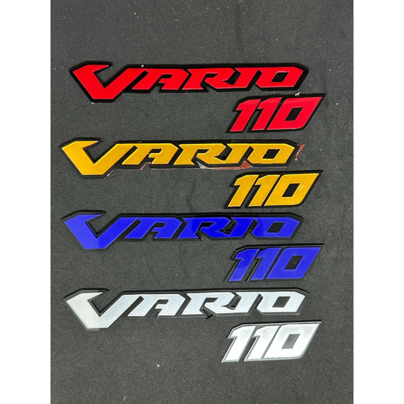 emblem full aklirik vario 110 , vario 125 , vario 150 , vario 160 tebal 4mm double tip 3m asli