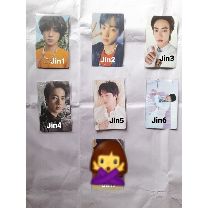 Photocard Official Seokjin