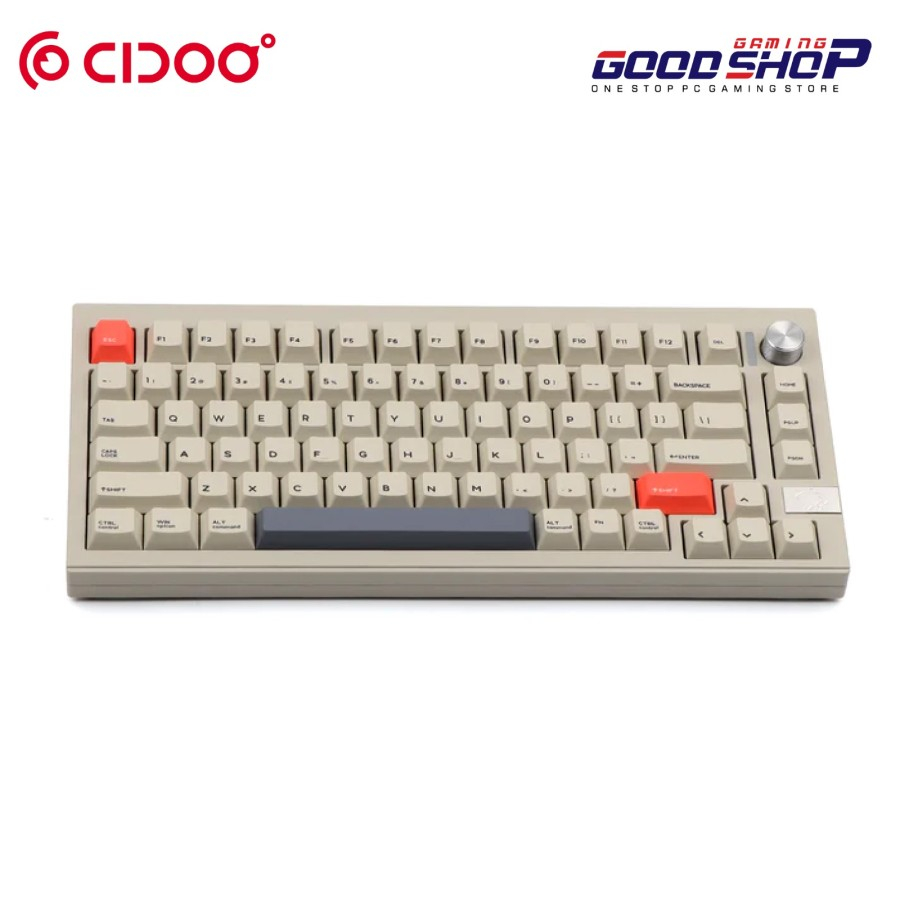 CIDOO V75 - Pre-built 75% 81 keys Hotswappable Mechanical Keyboard