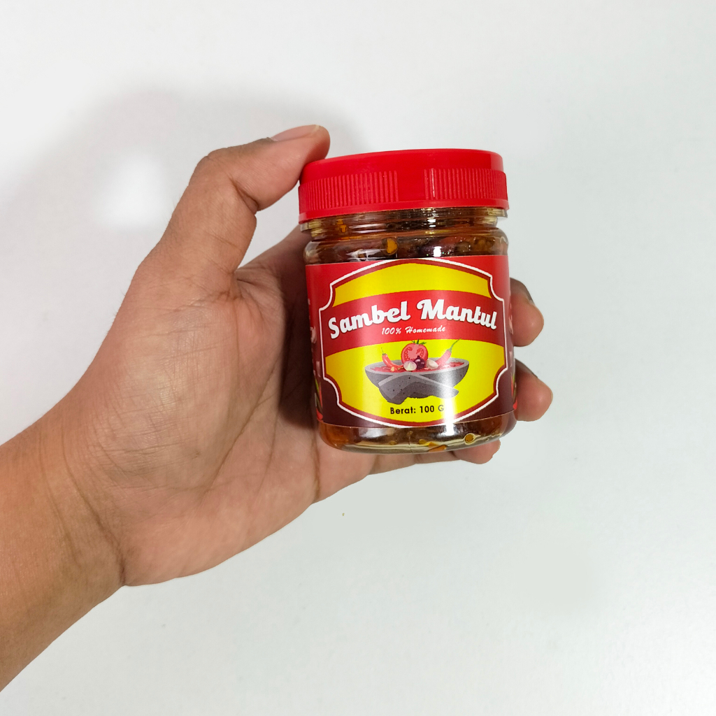 Sambal klotok sambal mantul 100gr homemade non MSG extra pedas tanpa pengawet