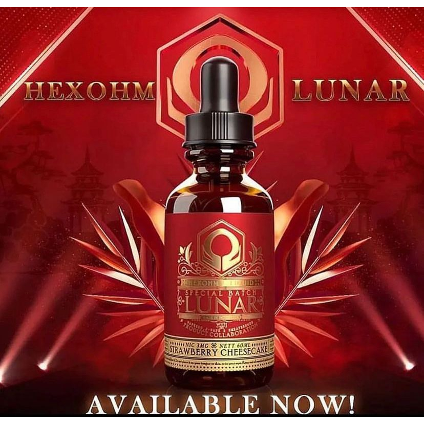 HEXOHM LUNAR STRWABERRY CHEESECAKE 60ML