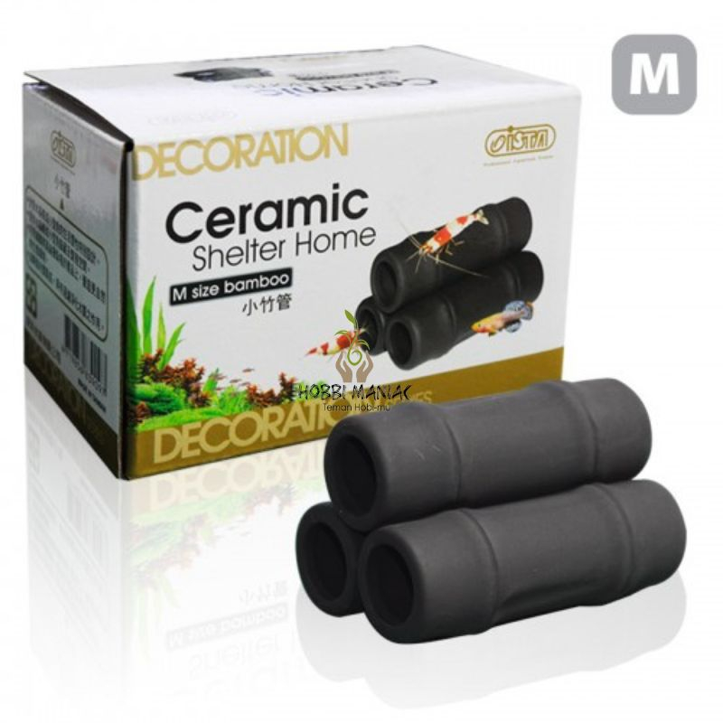Ista Shrimp Shelter Bamboo 3 Tube Original Tempat Sembunyi Udang Ikan