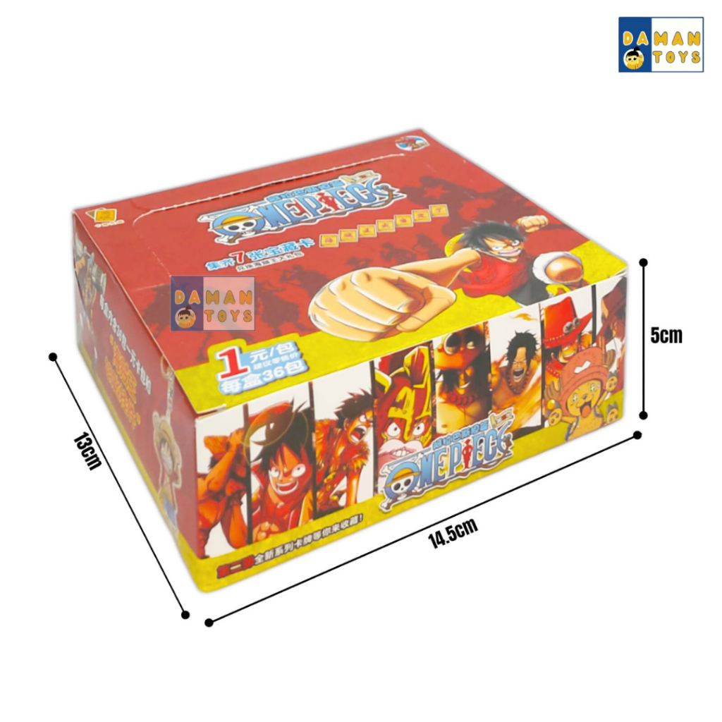 180 Pcs Kartu Anime One Piece 1 Box Grosir Cards 36 Pack