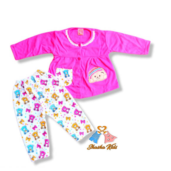 [Y01] Baju Bayi Perempuan / Piyama Bayi Perempuan Setelan Panjang Yeiko  usia 3-12 bln