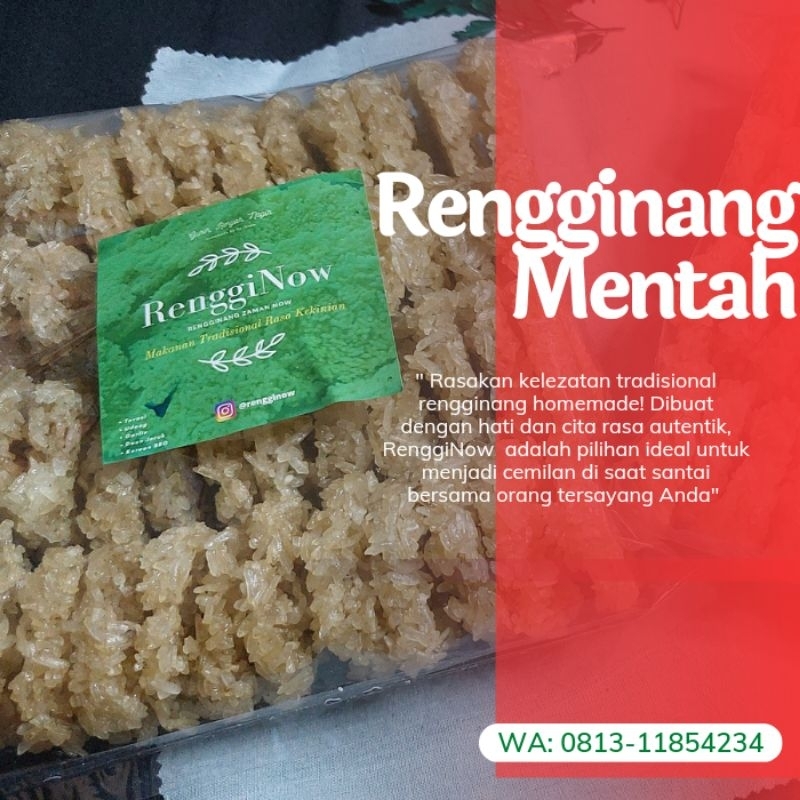 

Rengginang Mentah 1 Kg Terasi/Udang Homemade Original Mekar, Renyah, Gurih