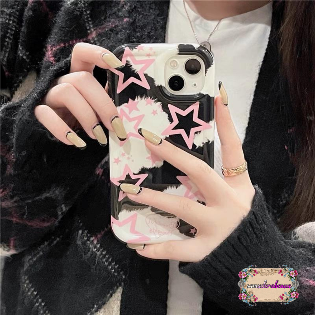 SS836 SOFTCASE SILIKON BINTANG HITAM FOR REALME 5 5I 5S C3 7I C17 10 4G C11 C12 C25 C25S C15 C20 C20A C21Y C25Y C30 C30S C31 C33 C35 C55 C53 C51 NARZO 50I 50A PRIME SB5789