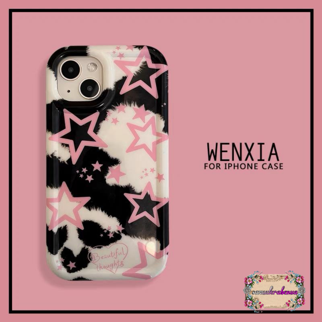 SS836 SOFTCASE SILIKON BINTANG HITAM FOR XIAOMI REDMI 12 MI 12 LITE NOTE 7 PRO 8 9 10 10S PRO 11 11S  PRO 12 4G 9T POCO F4 M3 M5 M4 5G X3 PRO X3 NFC SB5791