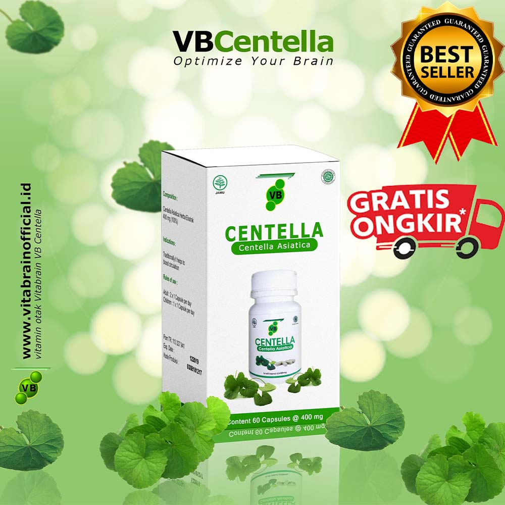 Vitamin otak Anak Dewasa suplemen Otak Vitabrain VB Centella Original