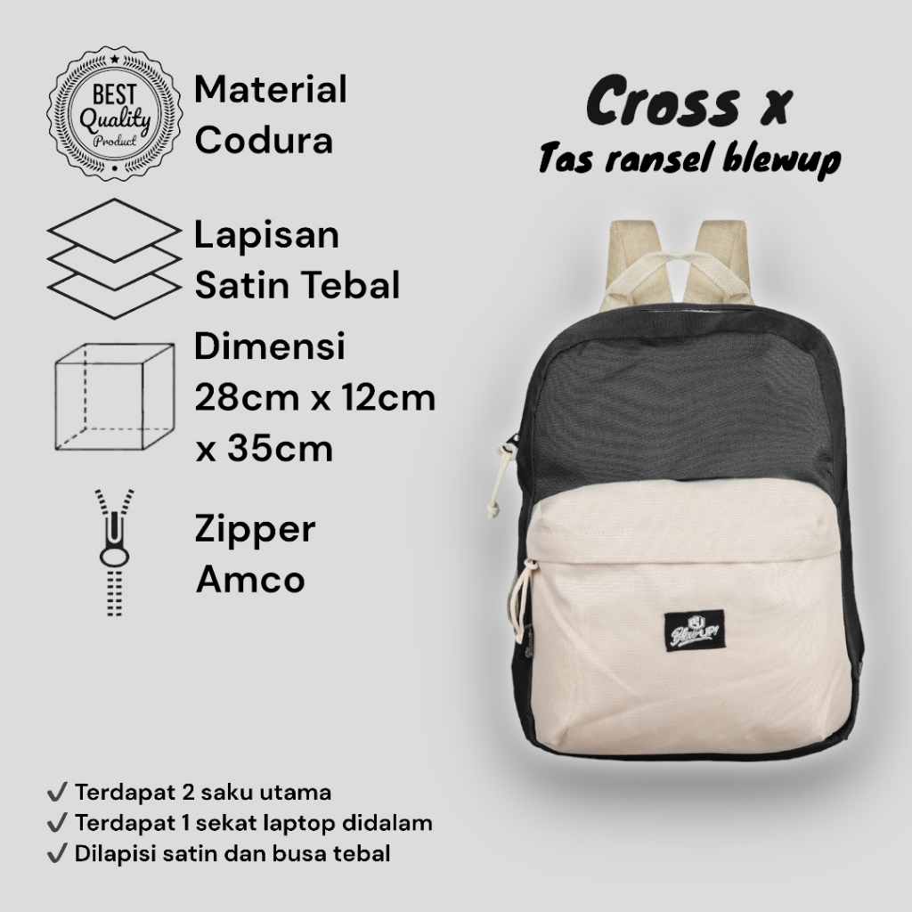 Tas Ransel Blewup CrossX